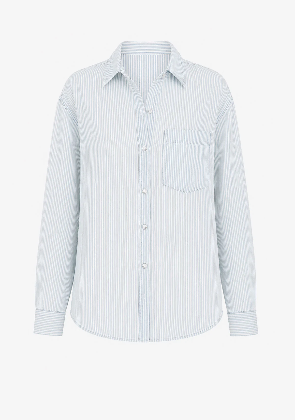 Ozzy Button Up Blue Stripe - Image 3