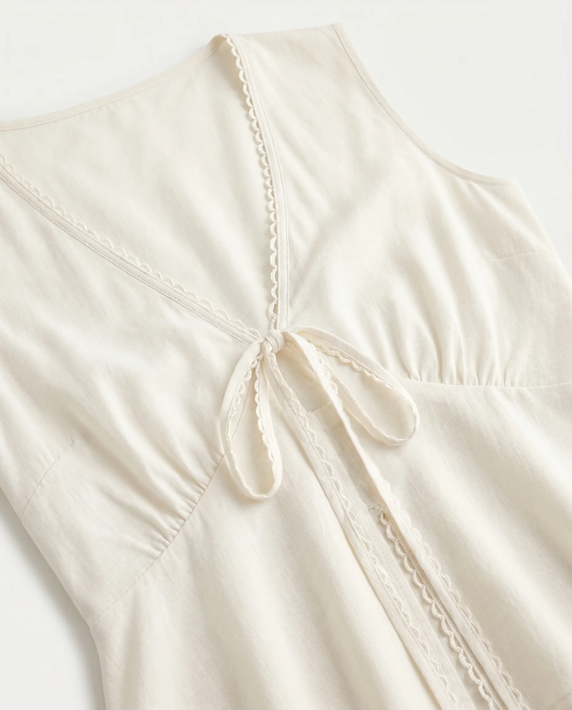 Peplum Wrap Top White - Image 7