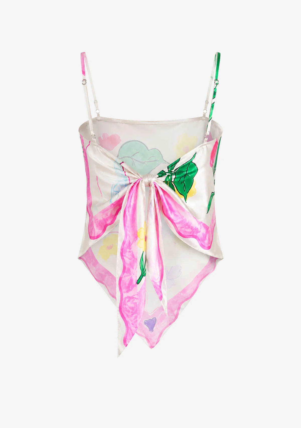 Printed Scarf Top Print - Image 4