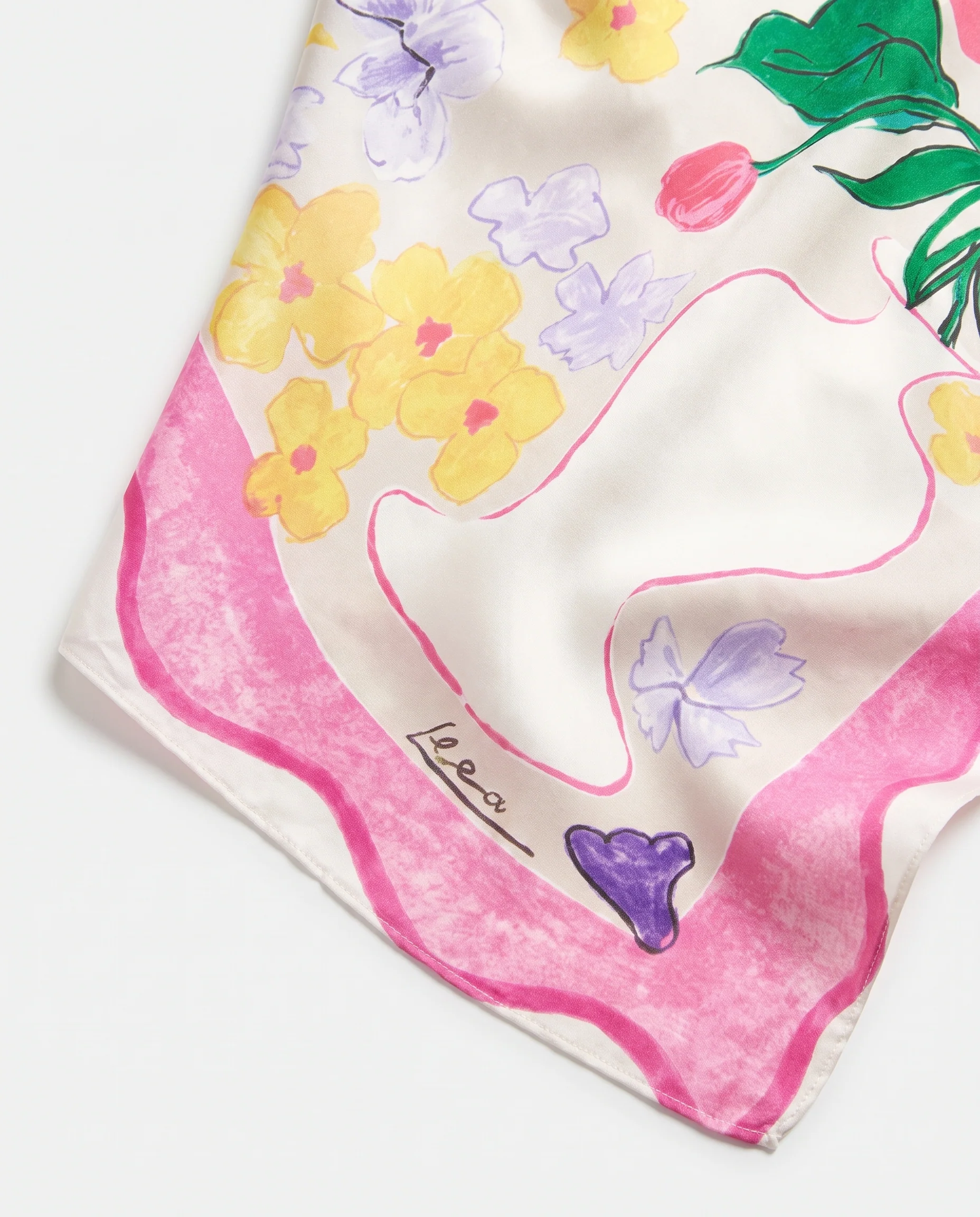 Printed Scarf Top Print - Image 5