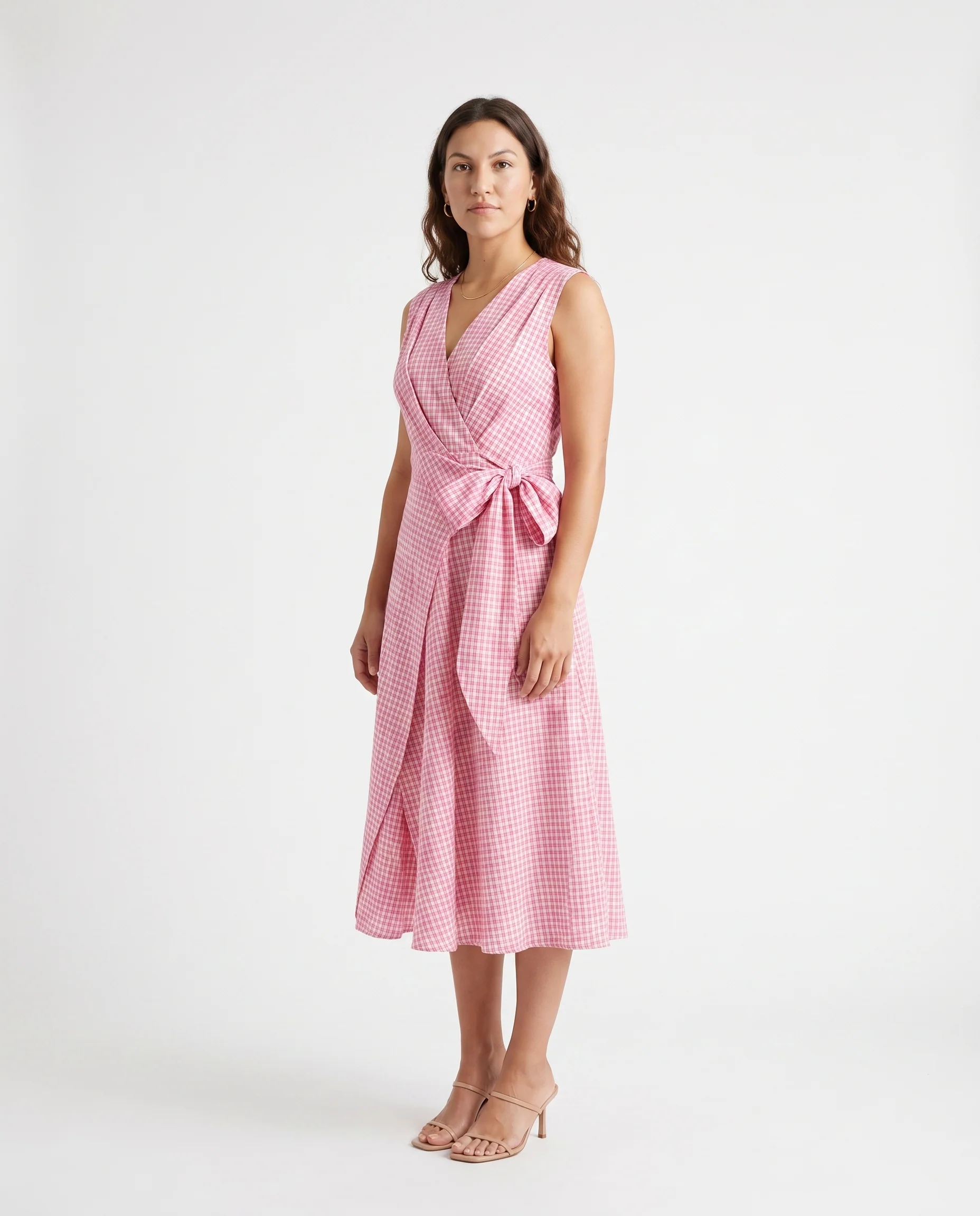 Red Gingham Midi - Image 2