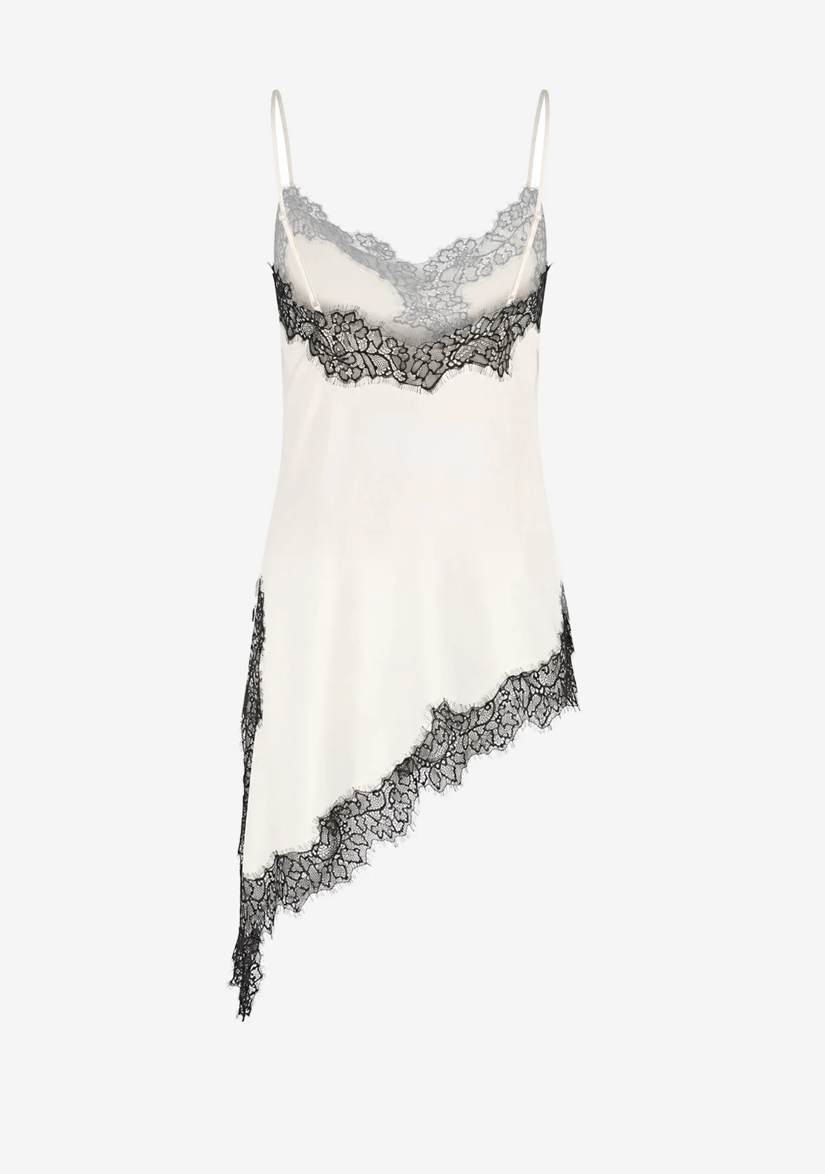 Romantic Lace Accent Blouse Ivory - Image 2