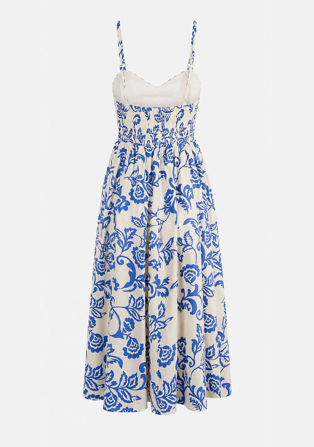 Romantic Printed Midi Dress Print - Image 2