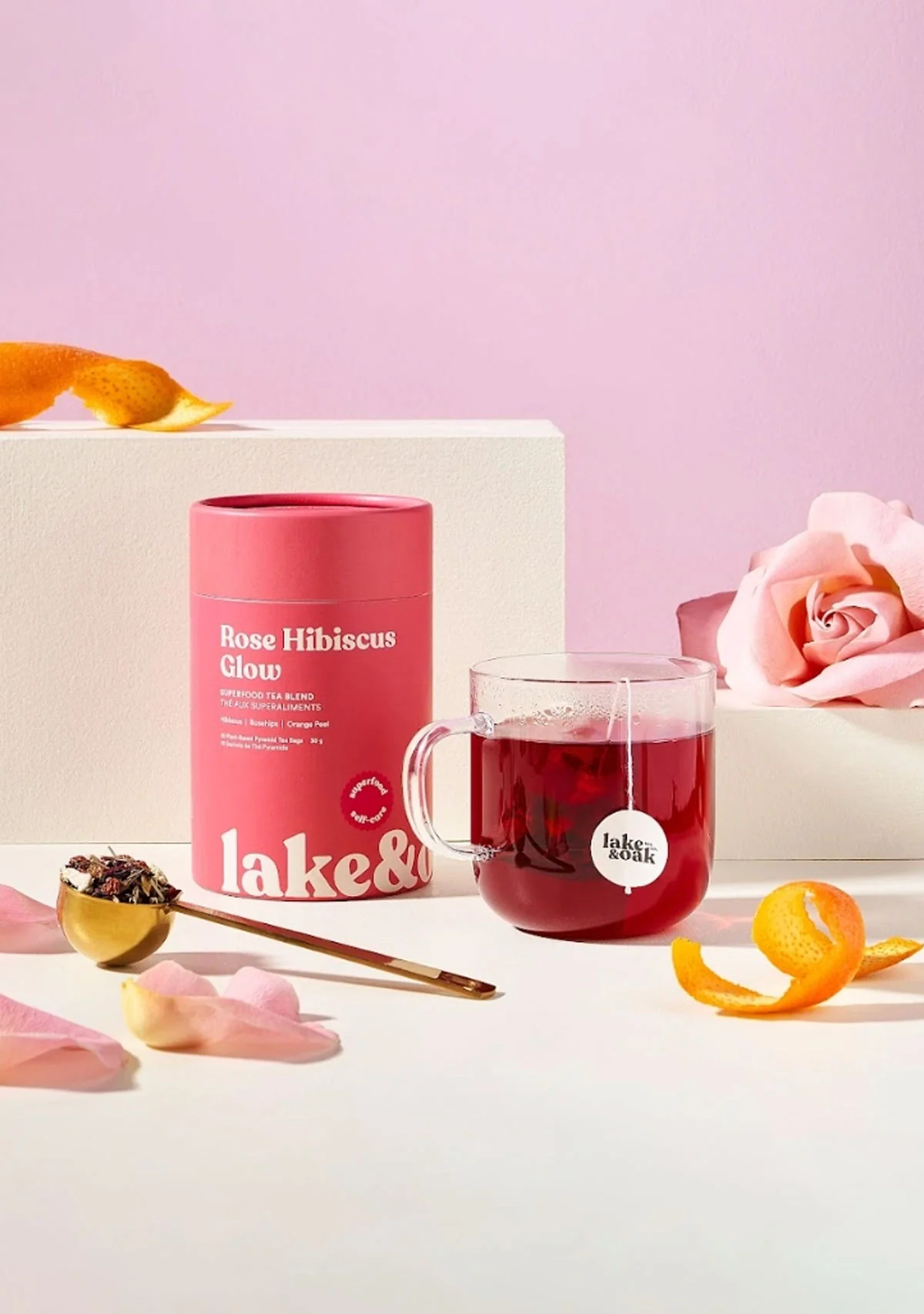 Rose Hibiscus Glow - Superfood Tea - Image 2