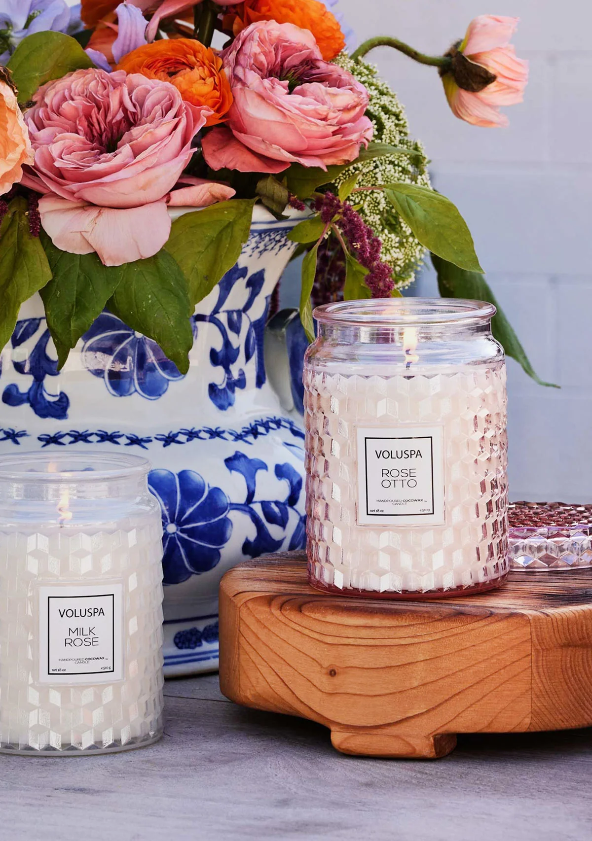Rose Otto Large Jar Candle 18oz - Image 2