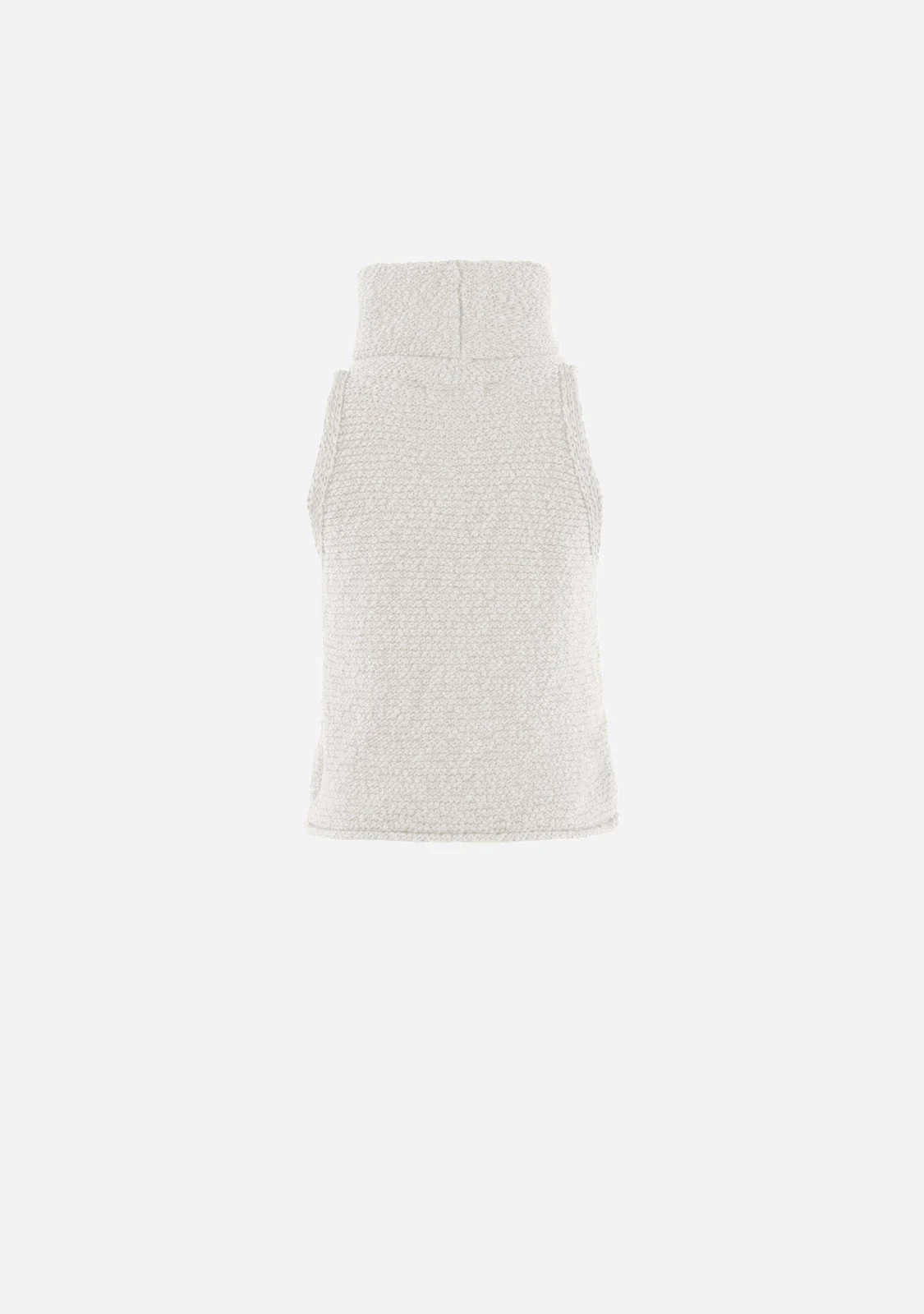 Salma Turtle Neck Top Ivory - Image 5