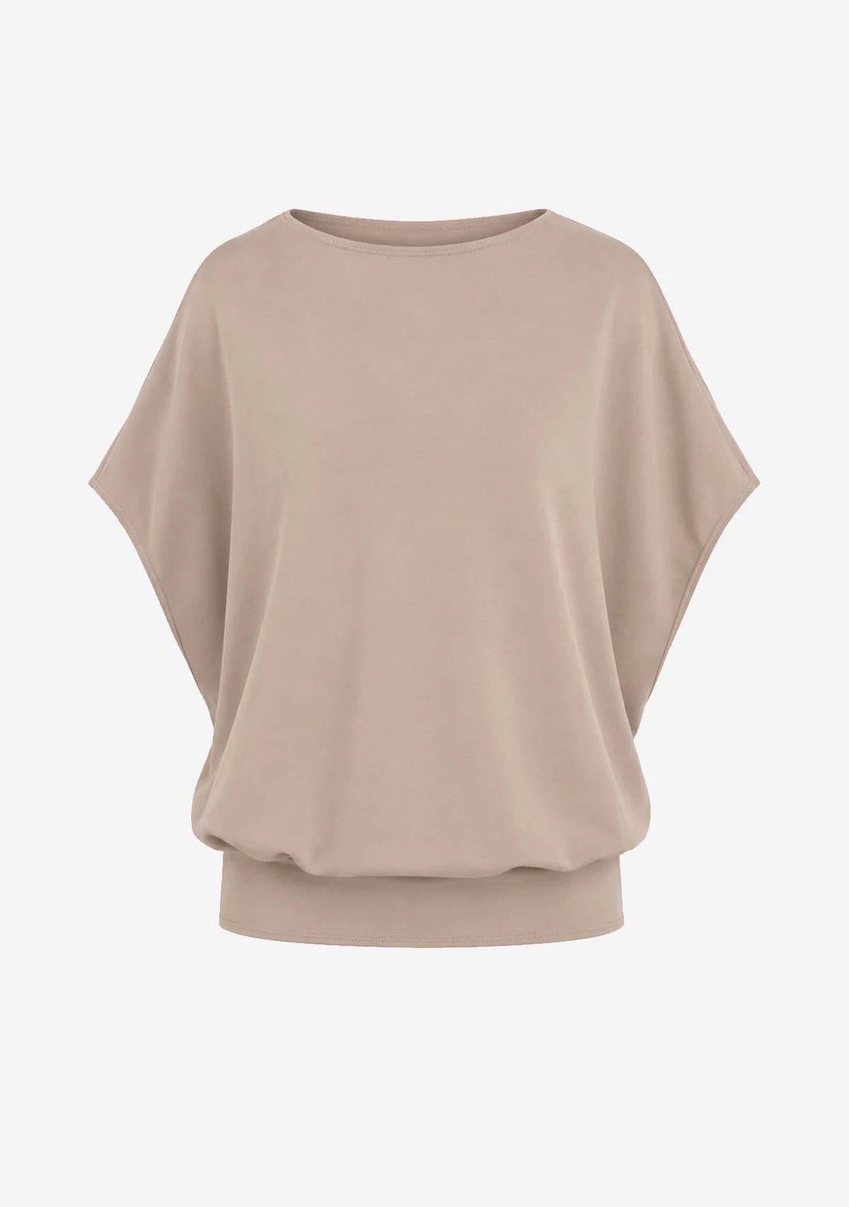 Short Sleeve Scuba Oversized Top Coco
