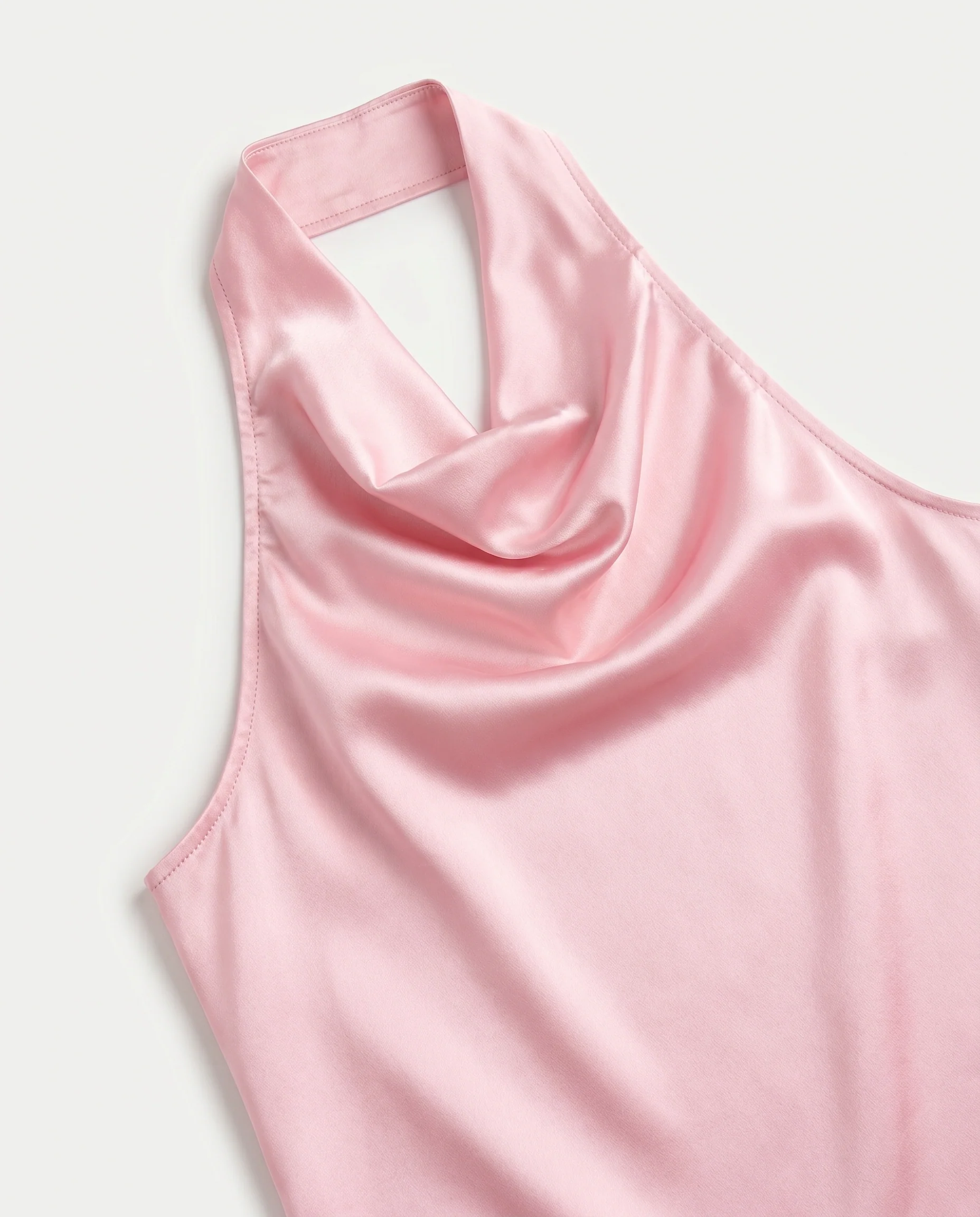 Sleeveless Cowl Neck Top Pink - Image 5