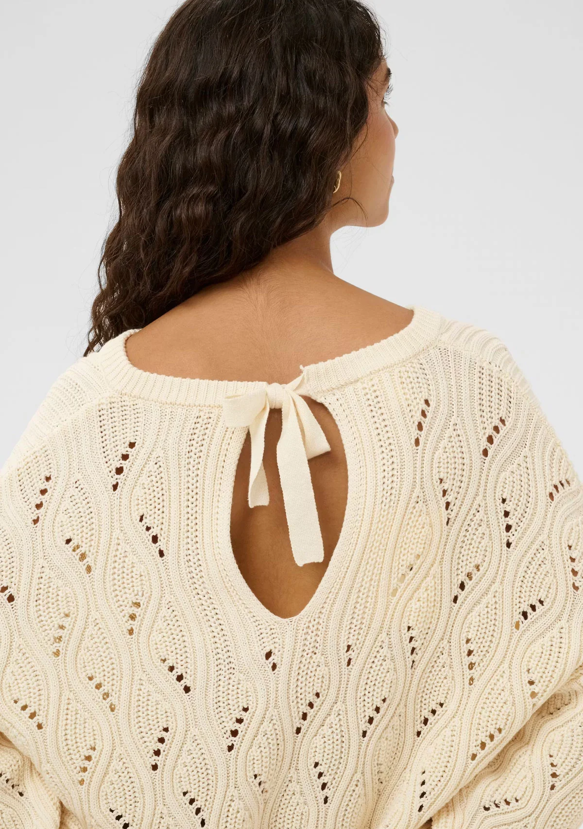 SLRava Nanna Pullover LS Whisper White - Image 3