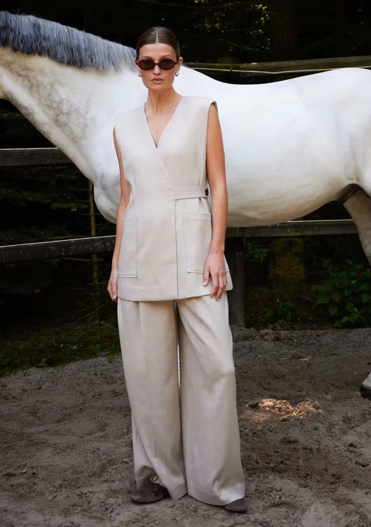 SLSofia Pants White Pepper - Image 5