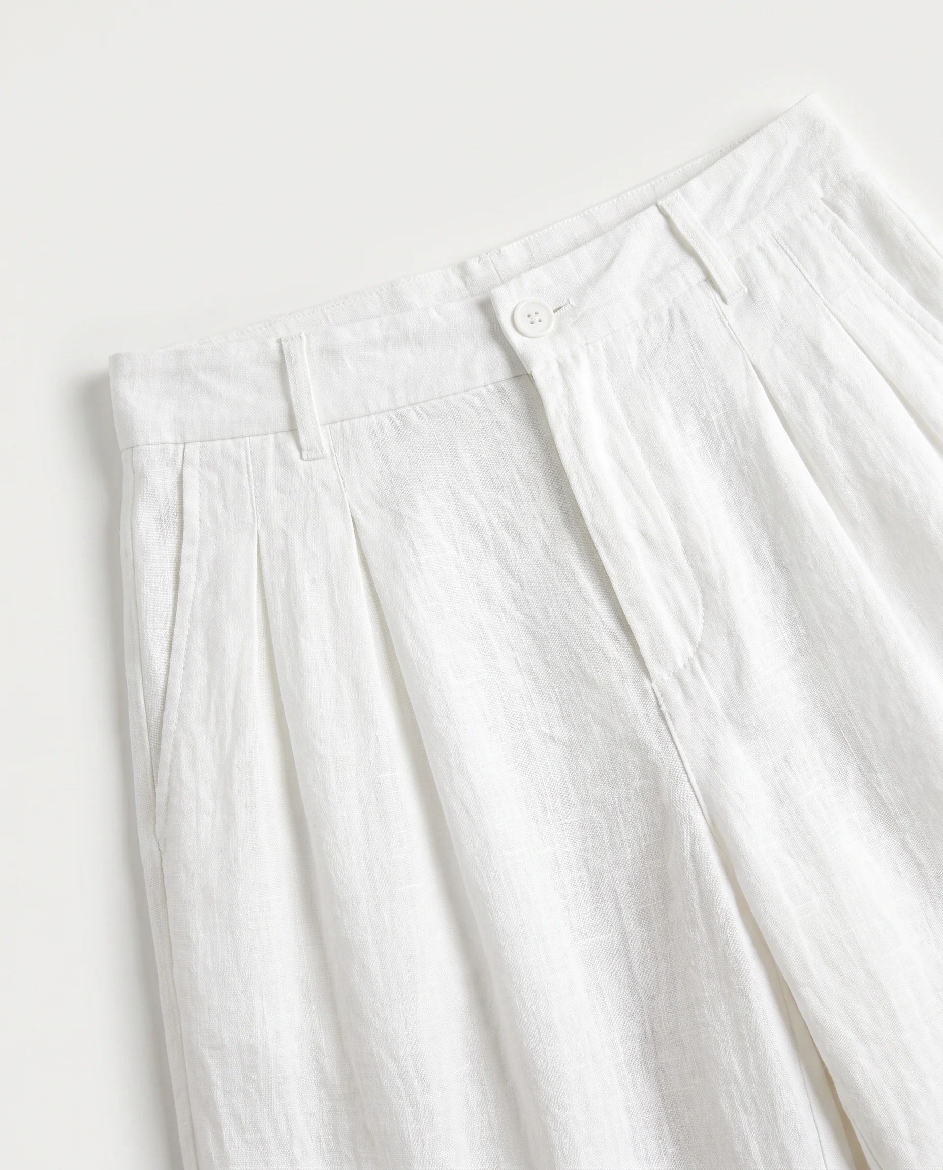 Solid Woven Pant White - Image 5