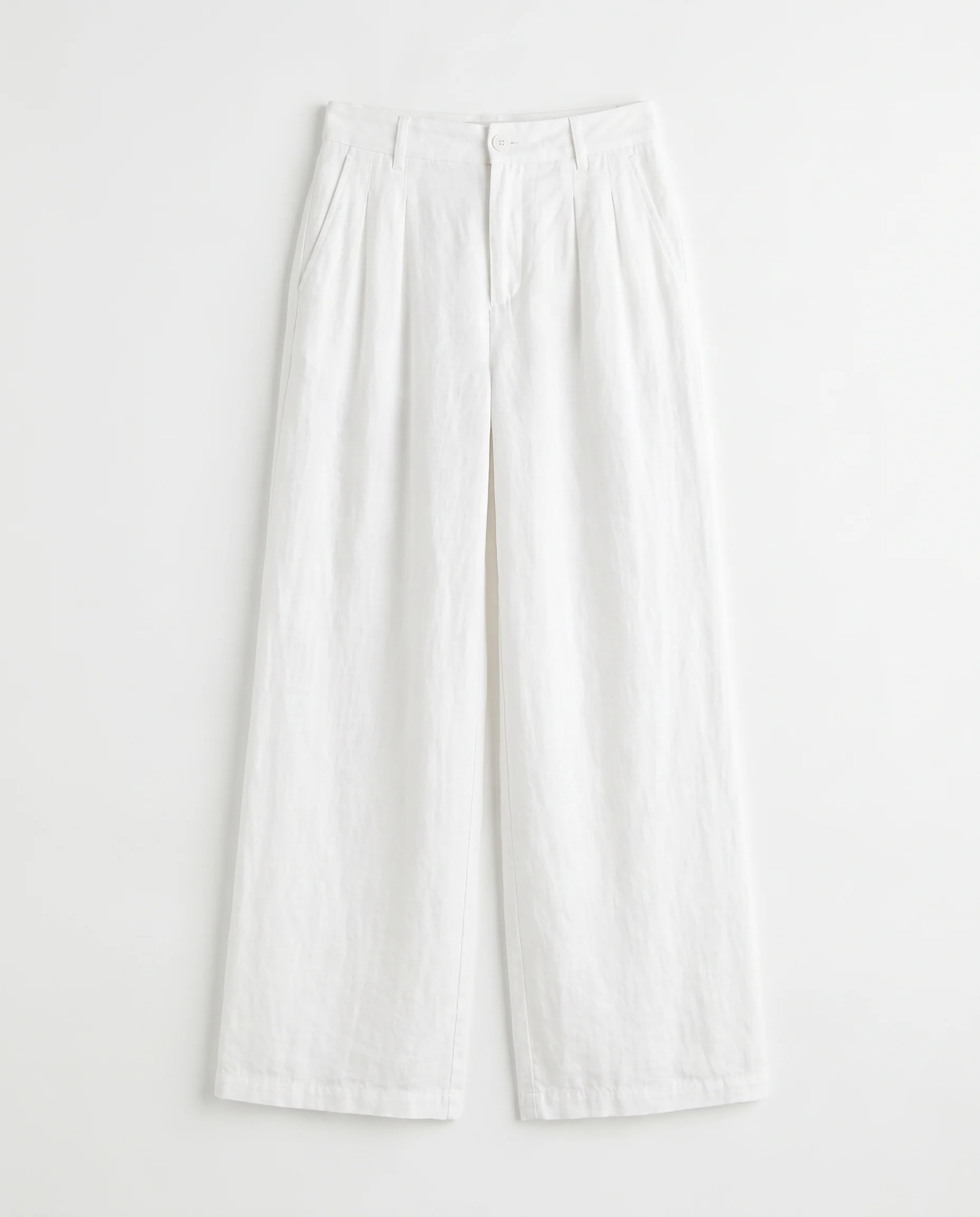 Solid Woven Pant White - Image 6