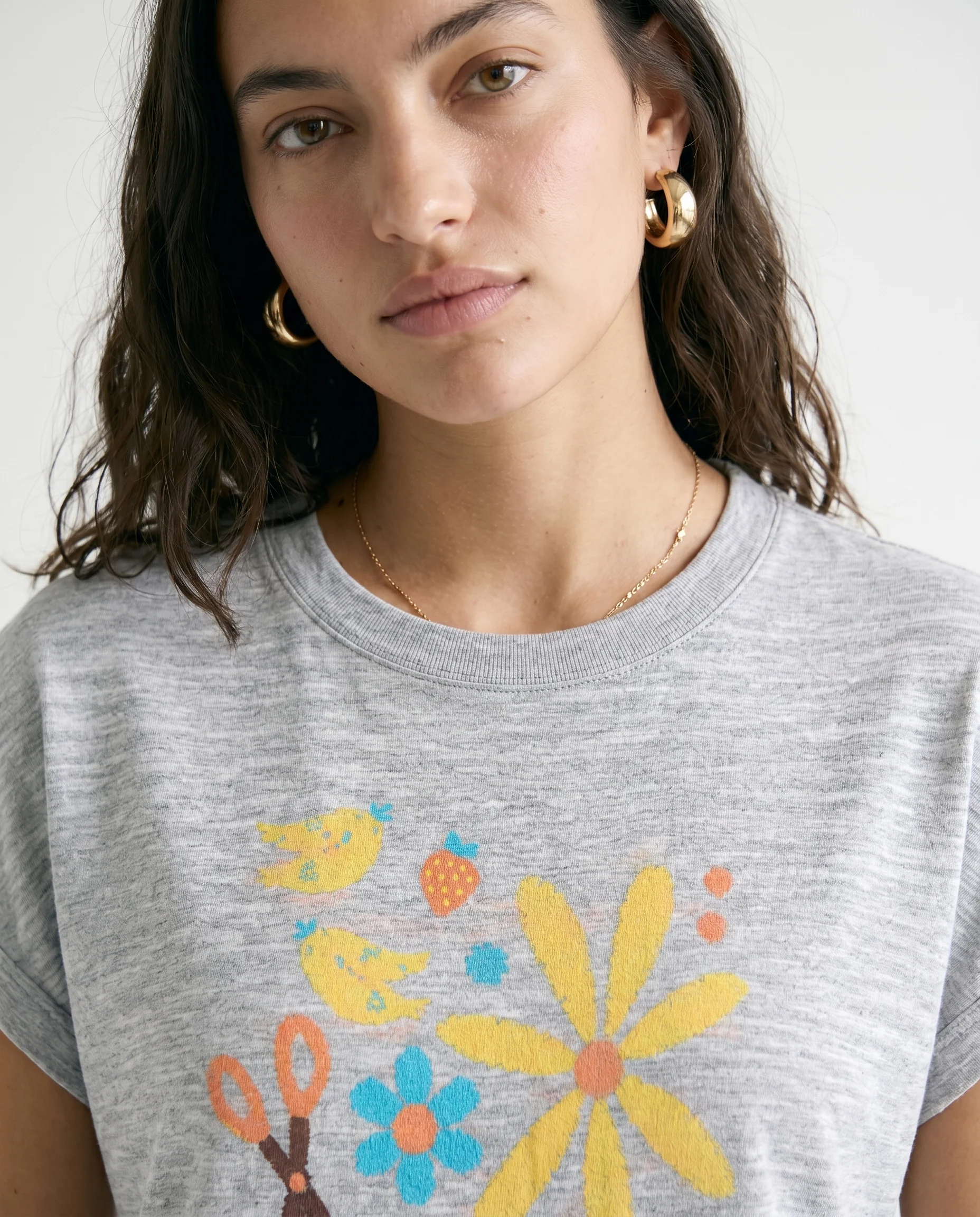 Statement Graphic Tee Gray Gray - Image 2