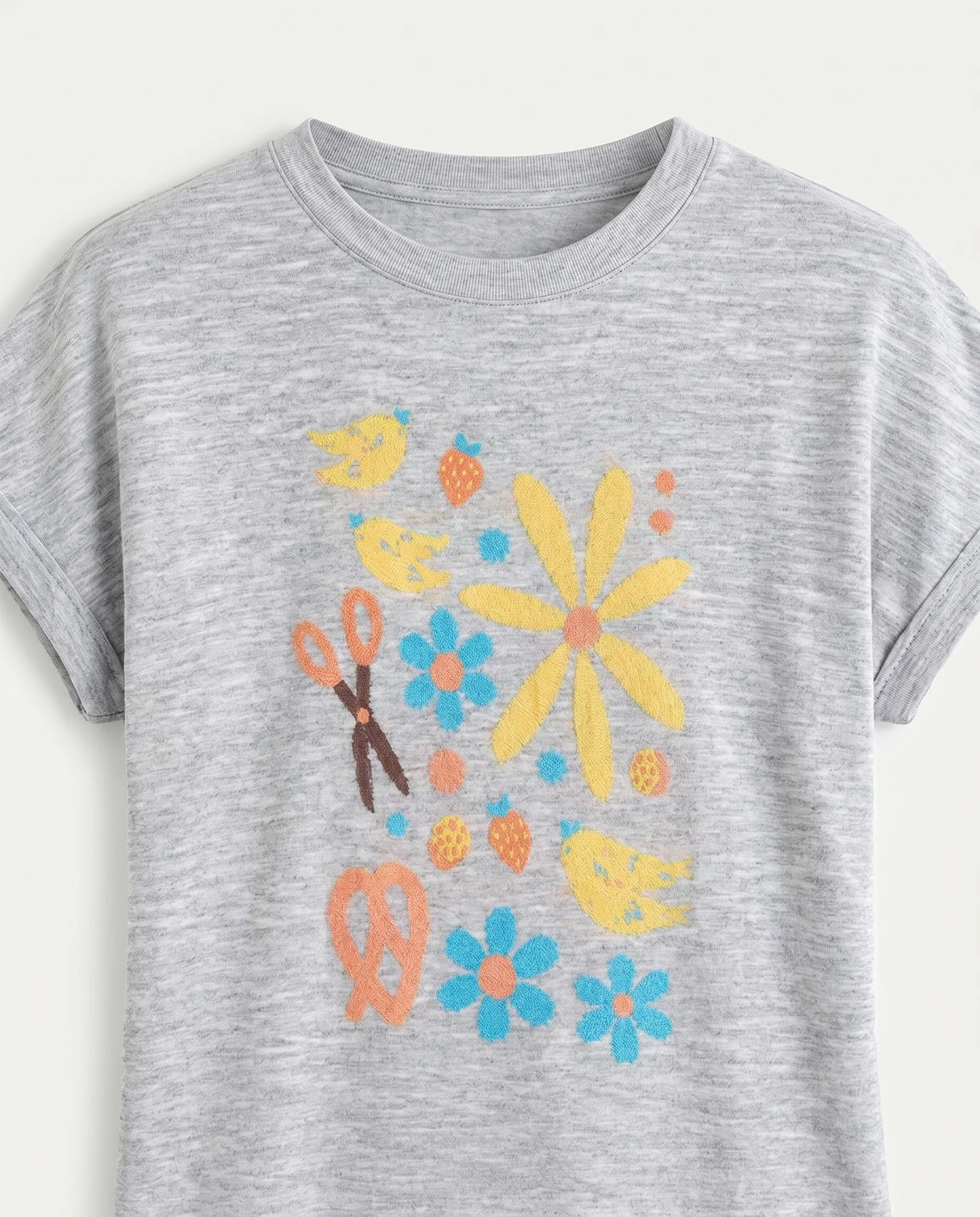 Statement Graphic Tee Gray Gray - Image 4