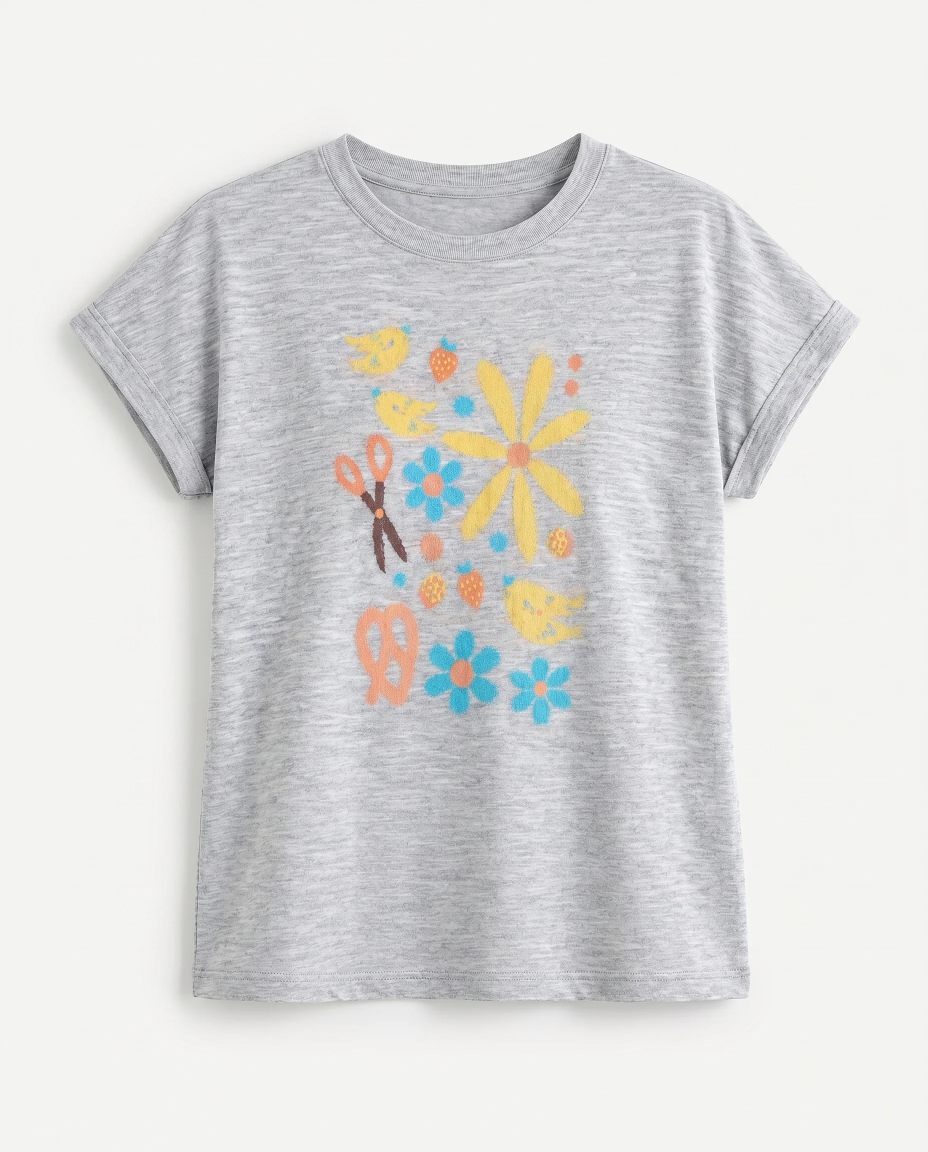 Statement Graphic Tee Gray Gray - Image 5