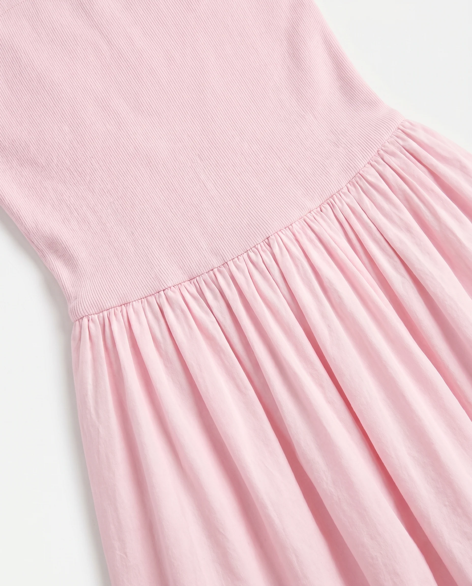 Strapless Flowy Mini Dress Soft Pink - Image 7