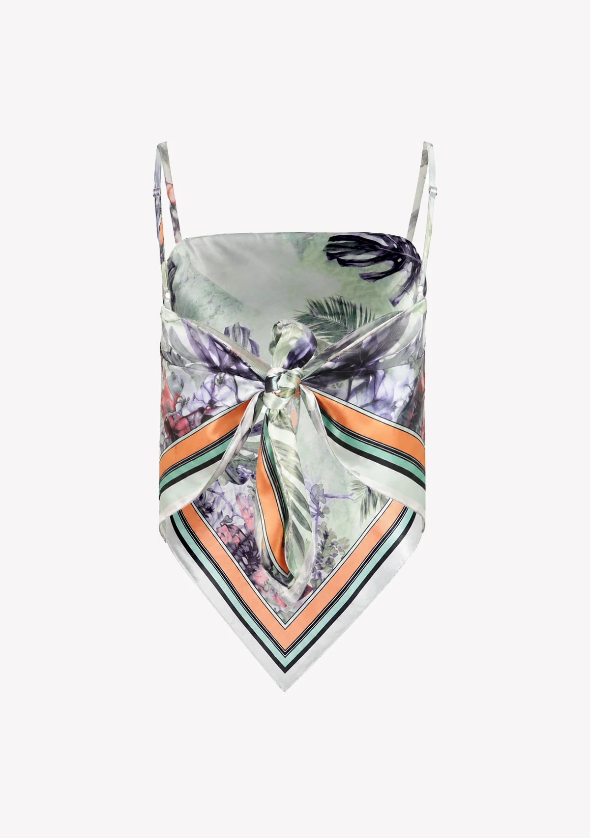 Strapless Printed Top - Image 2