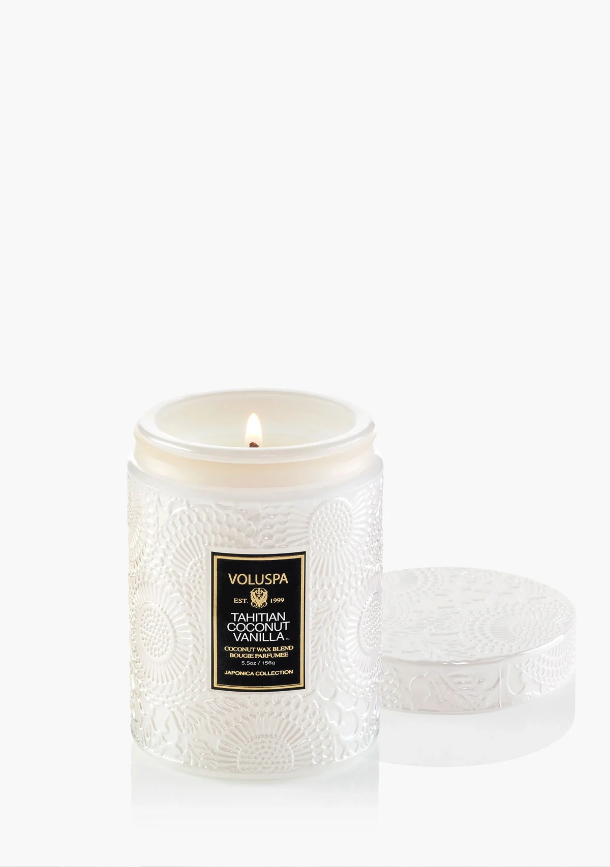 Tahitian Coconut Vanilla Small Jar Candle 5.5oz - Image 3
