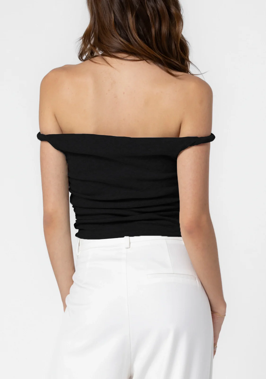 Twist Off Shoulder Top - Image 4