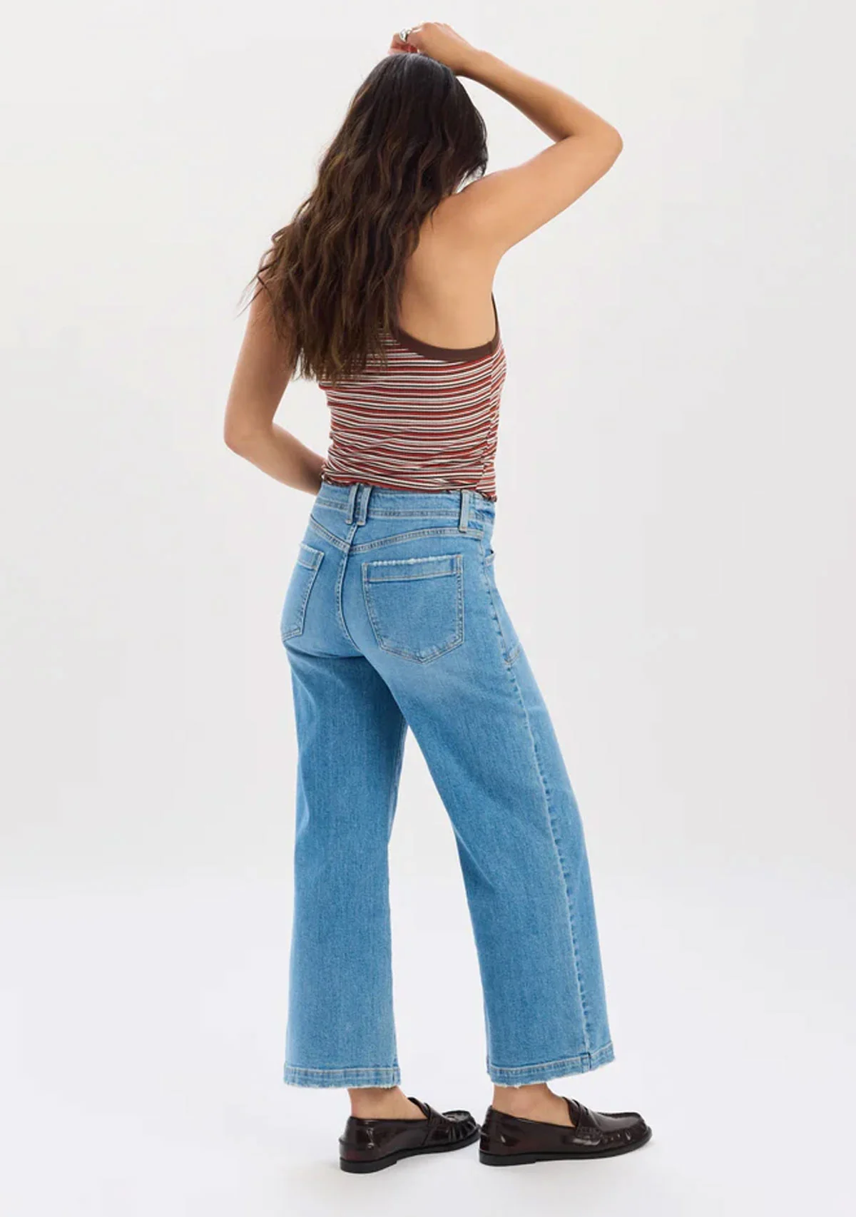 Valley Girl High Rise Patch Pocket Ankle Fave - Image 4