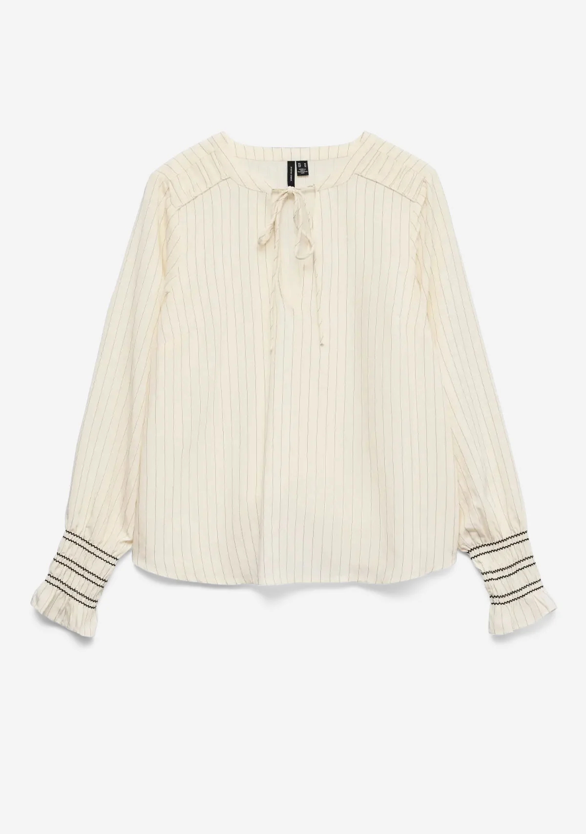 Vm Millie Top Birch Stripes Black