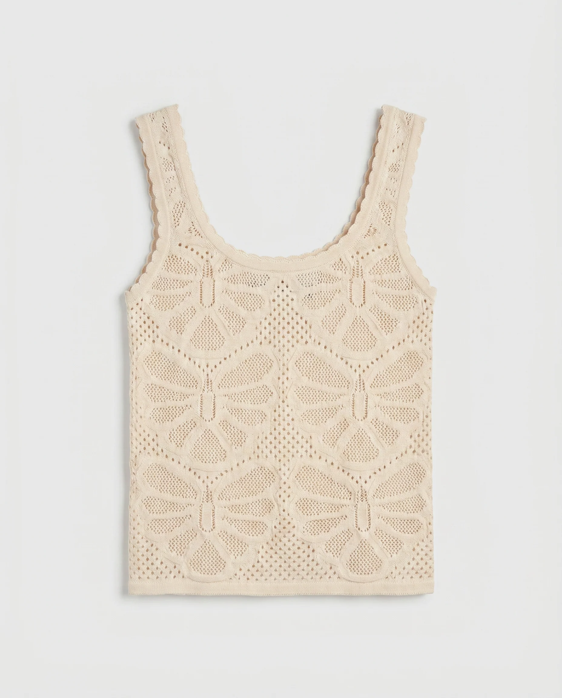 Vmcarlin Sl U-Neck Top Birch - Image 7
