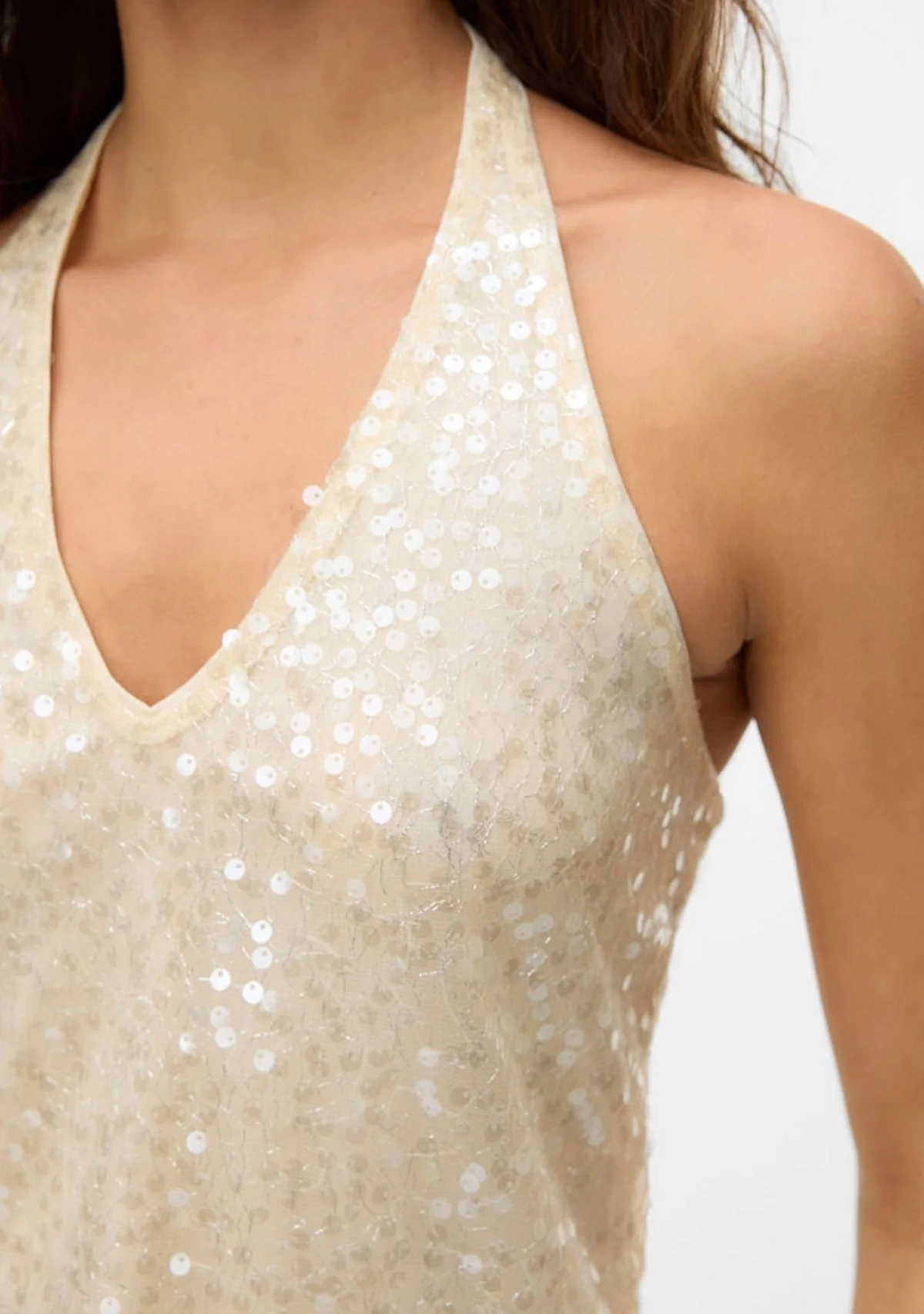 VmCarolina Halterneck SQ Top JRS Birch - Image 2