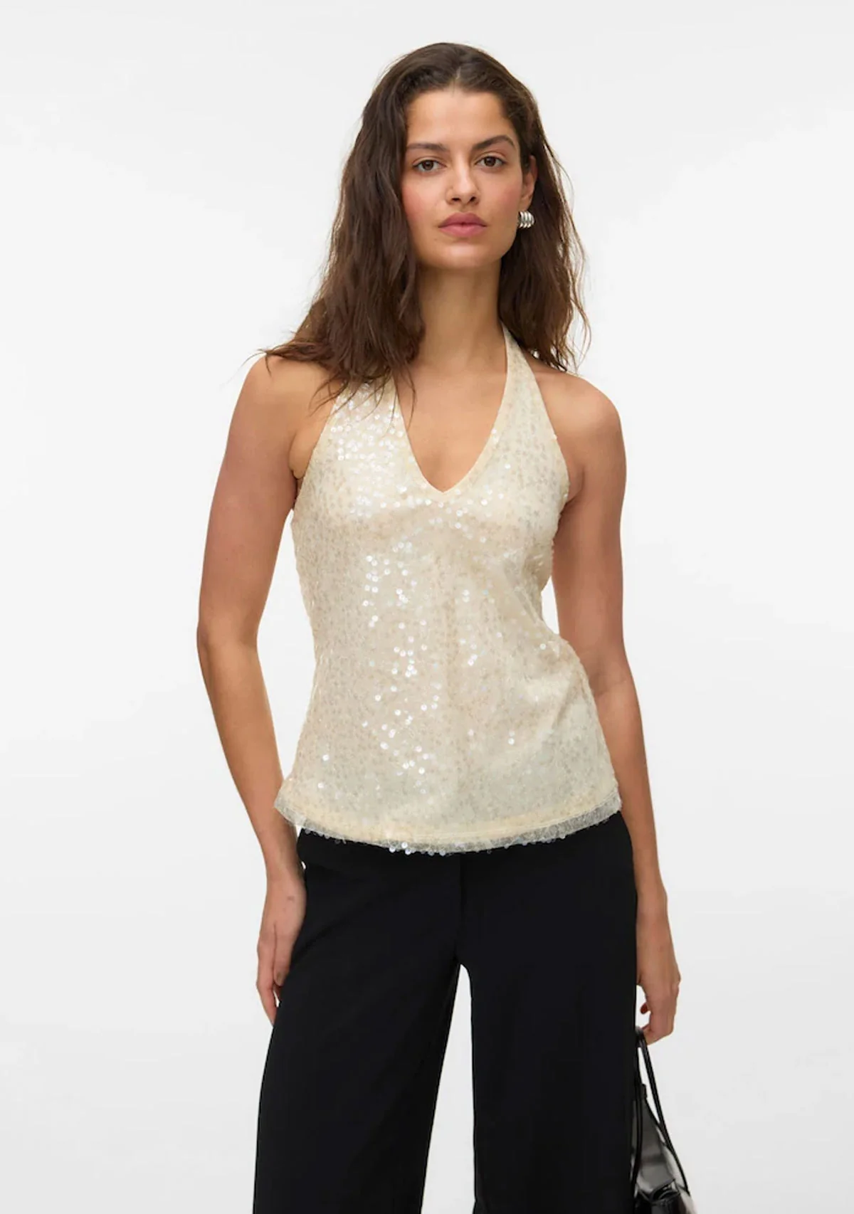 VmCarolina Halterneck SQ Top JRS Birch - Image 3