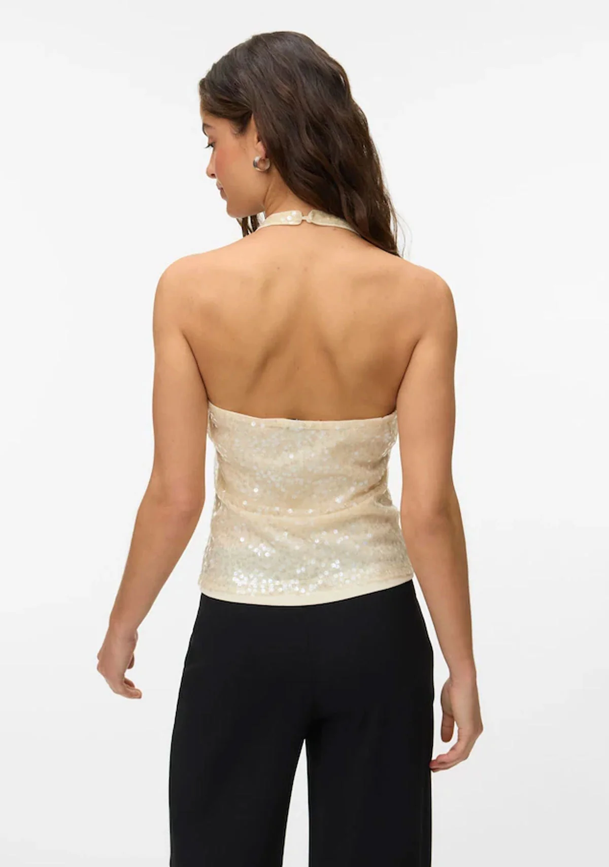 VmCarolina Halterneck SQ Top JRS Birch - Image 4
