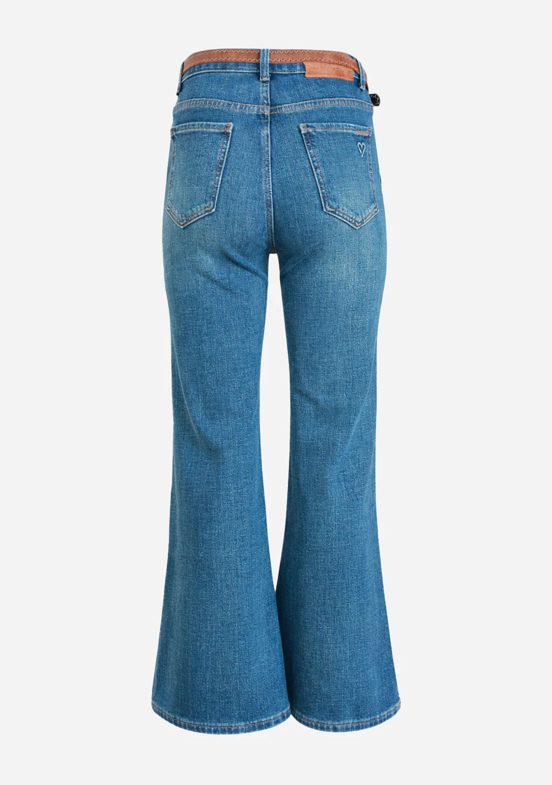 Wide Flare Denim Denim Blue - Image 2
