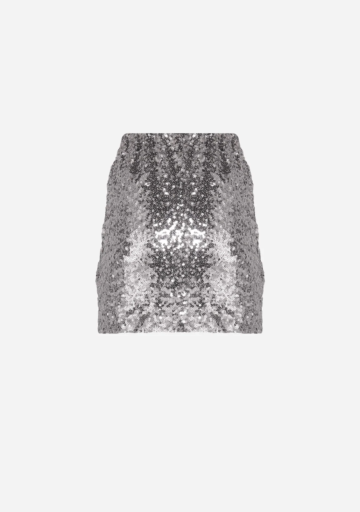 WomenS Knit Skirt Silver - Image 2