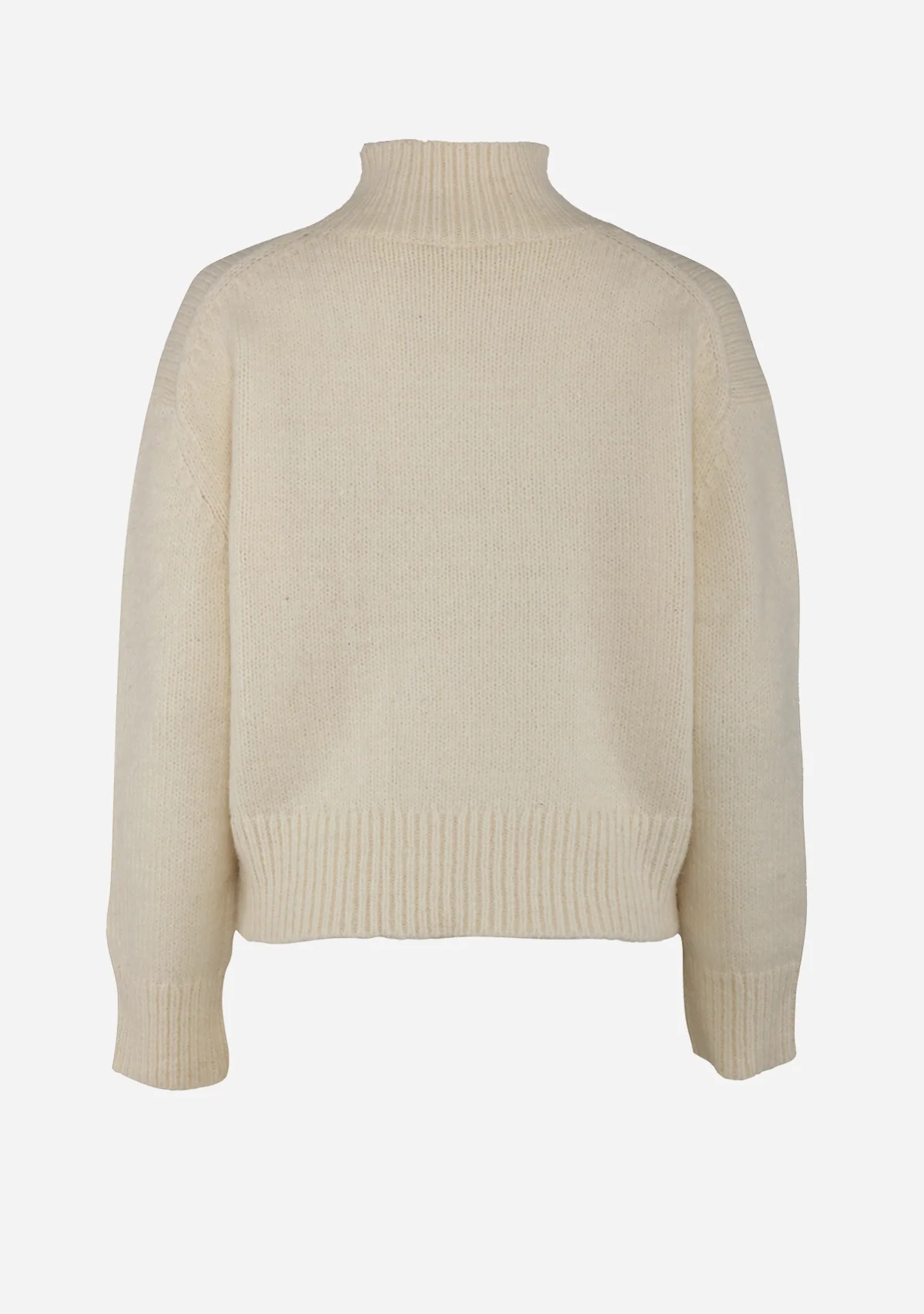 Wool Blend Mock Neck Sweater - Image 2