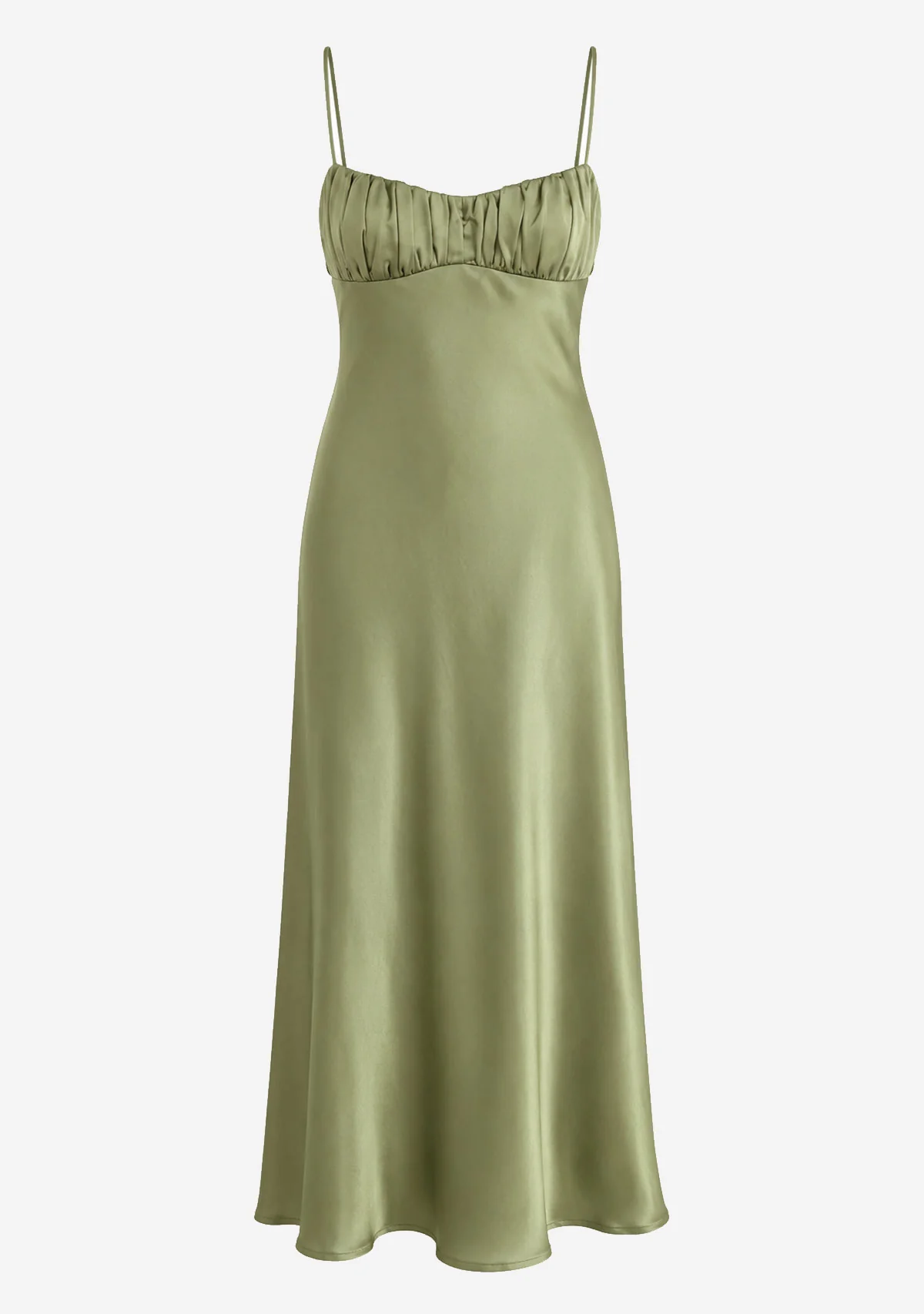 Woven Maxi Dress Olive
